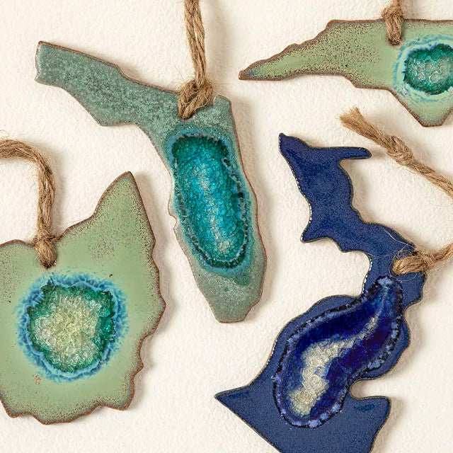 Geode State Ornament