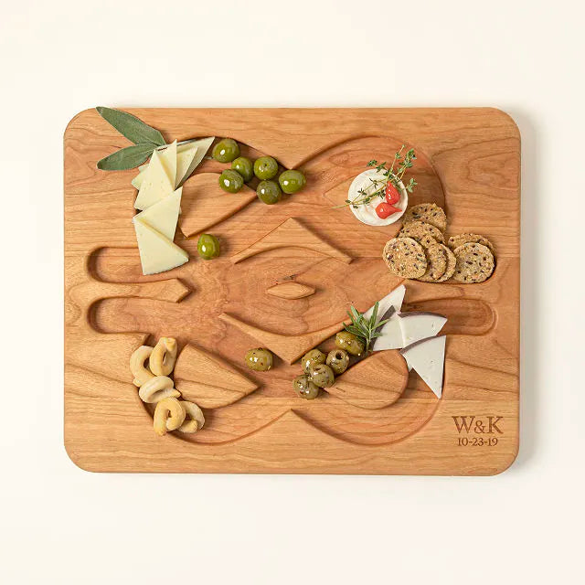 Personalized Love Knot Serving Board
