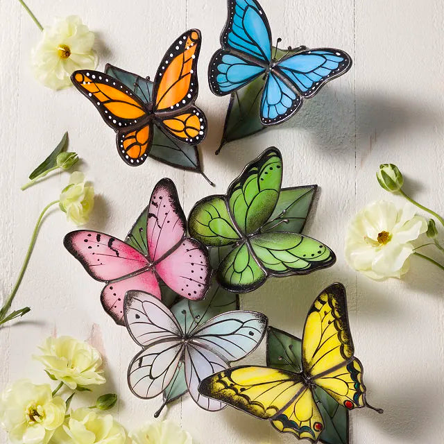 Stained Glass Butterflies with a Message