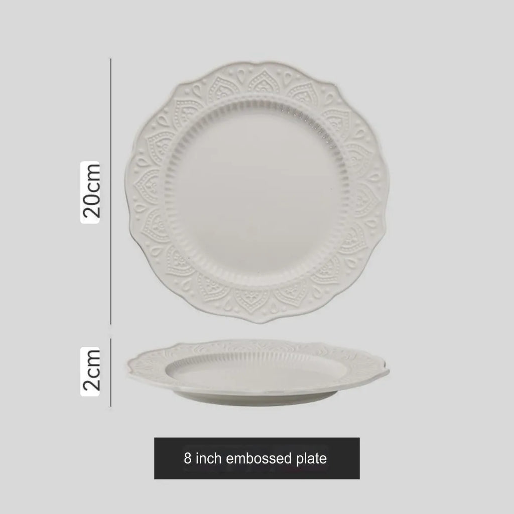 Scarlett Embossed Plate