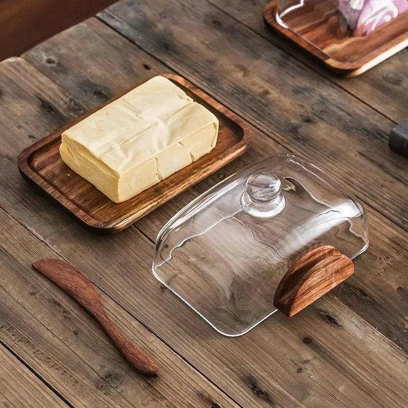 Acacia Butter Holder